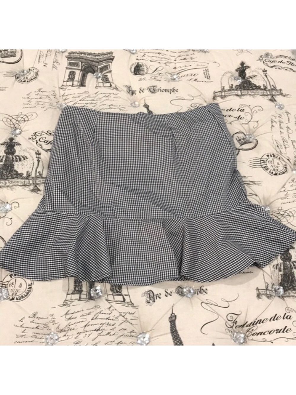 WAYF Sanders Ruffle Miniskirt - Picture 5 of 8